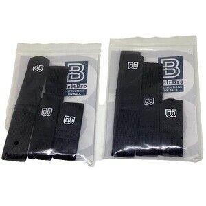 Beltpro Elastic Invisible Belt Black Buckle Free Unisex Lot 2 Genuine Child NEW